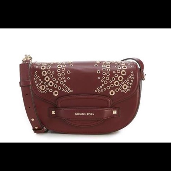Michael Kors Grommeted Saddle Bag - Picture 3 of 5